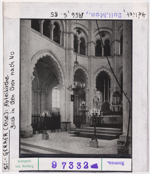 Vorschaubild Saint-Germer: Abteikirche, Blick in den Chor nach Nordosten 